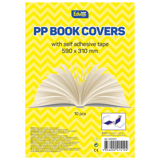 Omotnica samoljepljiva s trakom 59x31 cm pk10 Educa prozirna