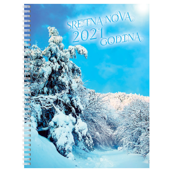 Uložak za stolni kalendar-spiralni uvez samoljepljiv