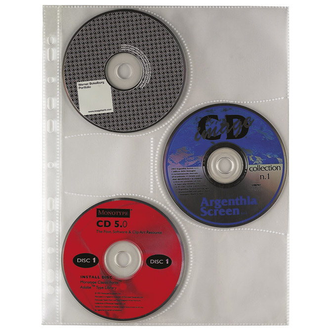 Fascikl uložni pp za 3 CD A4 pk10 Favorit 100460140!!