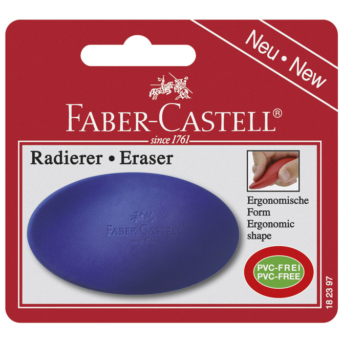 Gumica plastična Kosmo Faber Castell 182397 sortirano blister!!
