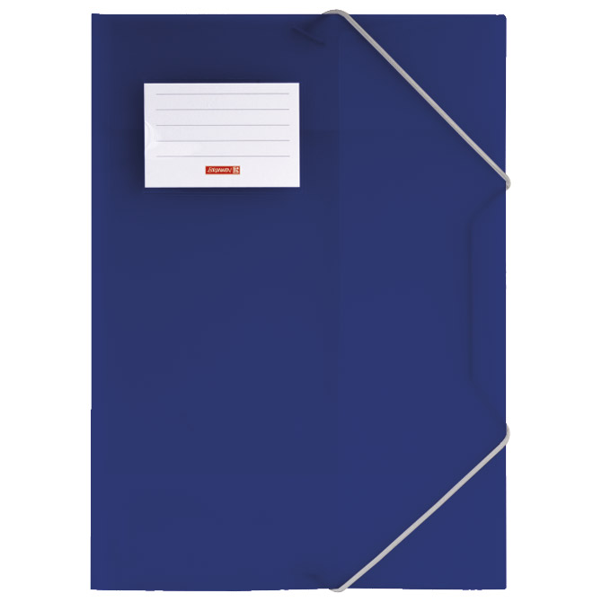 Fascikl klapna s gumicom pp A4 Fact Brunnen 10-41604 30 plavi