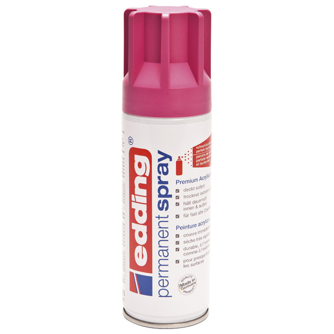 Boja akrilna u spreju 200ml permanentna Edding 10052909 mat boja ciklame!!