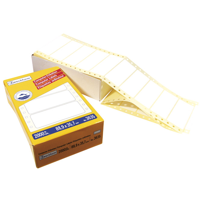 Etikete beskonačne jednoredne  88,9x35,7mm 1/2000 Zweckform 3635