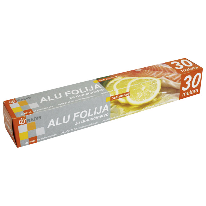Folija aluminijska za domaćinstvo 300mmx30m