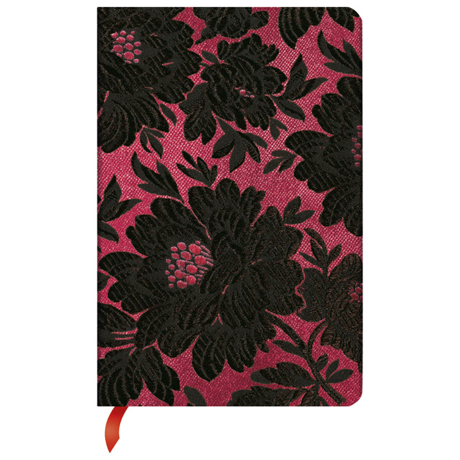 Notes  9,5x14cm-mini crte  88L s gumicom Black Dahlia Paperblanks PB2963-2!!