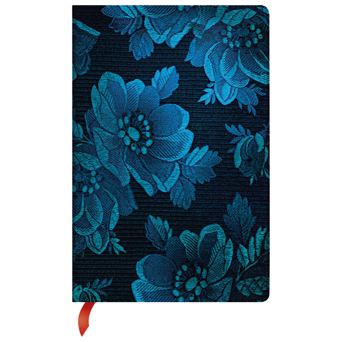 Notes  9,5x14cm-mini crte  88L s gumicom Blue Muse Paperblanks PB2961-8!!