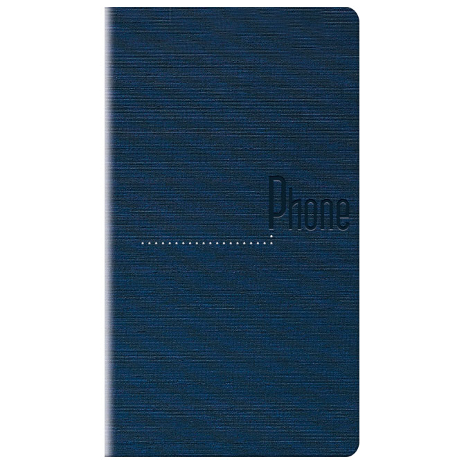 Adresar telefonski  70x136mm A-Ž India 992 tamno plavi