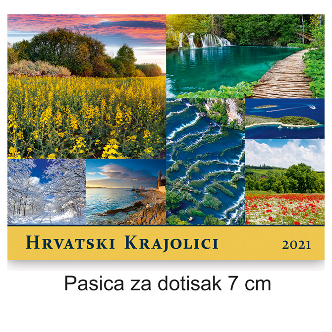 Kalendar "Hrvatska - krajolici" spirala