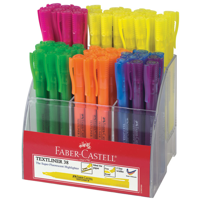 +Stalak sa signirima slim 38 superfluorescent pk54 Faber-Castell 158109