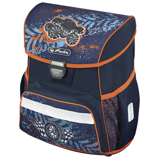 Torba školska anatomska Loop Monster Truck Herlitz 50013937!!