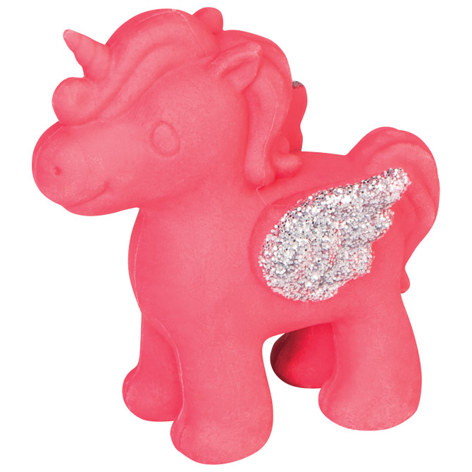 Gumica Unicorn Princess 4cm Brunnen 10-29887 842 roza