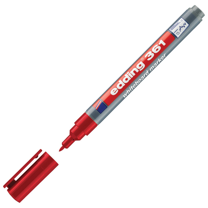 Marker za bijelu ploču 1 mm Edding 361 crveni