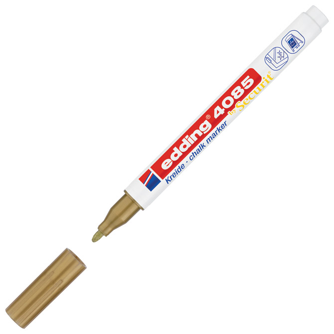 Marker-kreda za staklo 1-2mm Edding 4085 zlatna!!