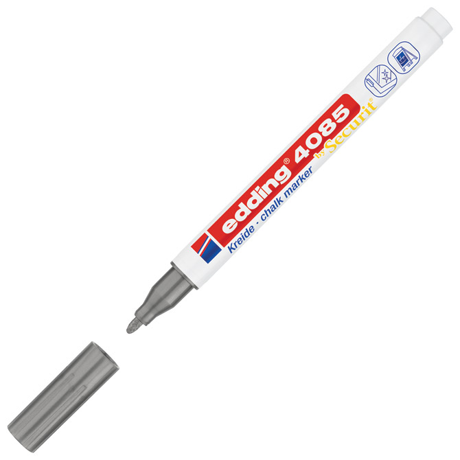Marker-kreda za staklo 1-2 mm Edding 4085 srebrna!!
