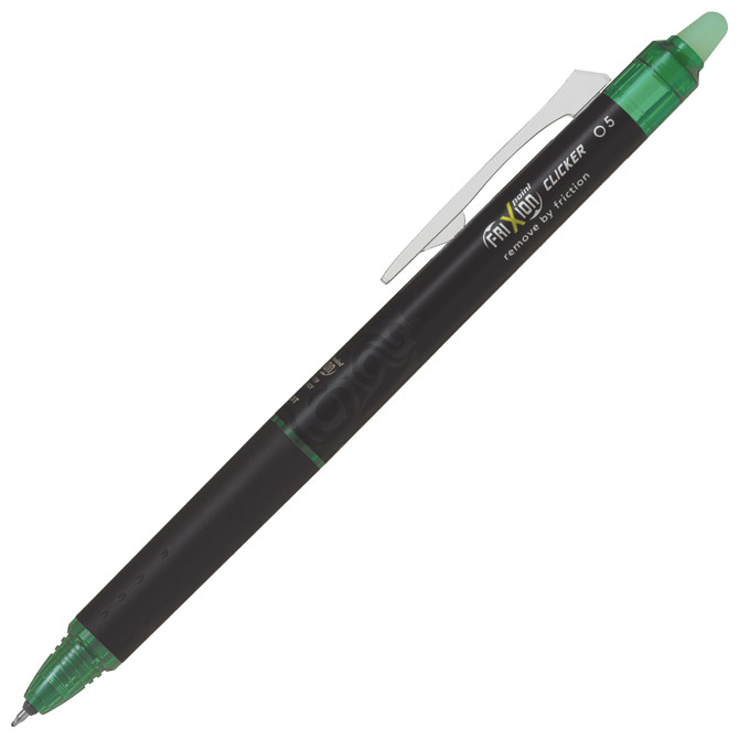 Roler gel 0,5 mm Frixion point clicker piši-briši Pilot BLRT-FRP5-G zeleni