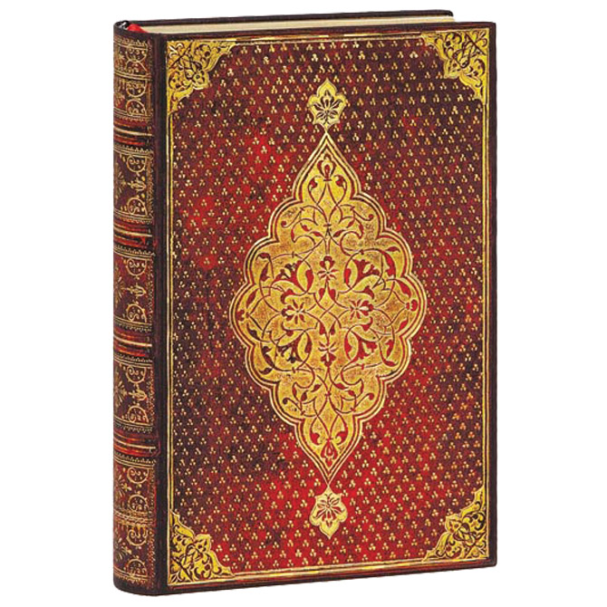 Notes  9,5x14cm-mini crte 120L s gumicom Golden Trefoil Paperblanks PB6366-7