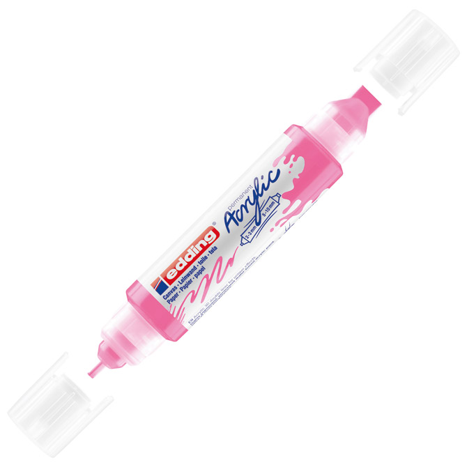 Boja akrilna u tubi obostrana 3D Edding 5400069 fluorescentno roza