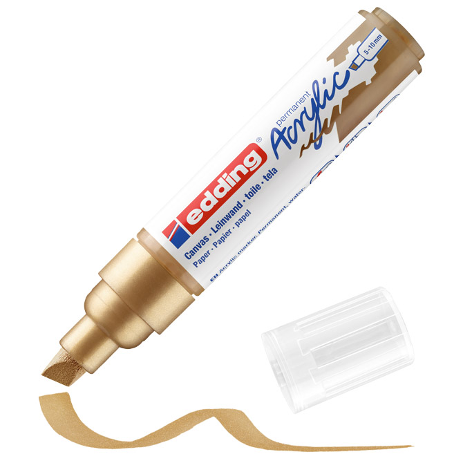 Marker akrilni 5-10 mm Edding 5000924 zlatni