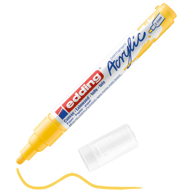 Marker akrilni 2-3 mm Edding 5100905 žuti