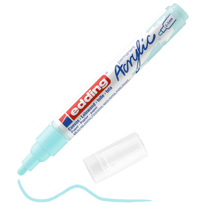 Marker akrilni 2-3 mm Edding 5100916 pastel plavi