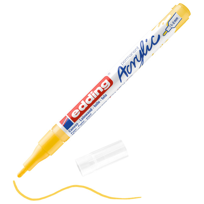 Marker akrilni 1-2 mm Edding 5300905 žuti