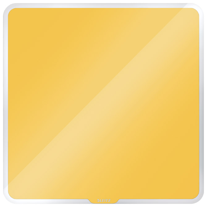 Ploča magnetna  45x45 cm staklena Cosy Leitz 70440019 žuta