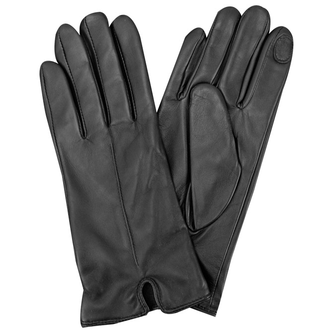 Rukavice kožne ženske touch screen Galko 71-0091-R01 crne M