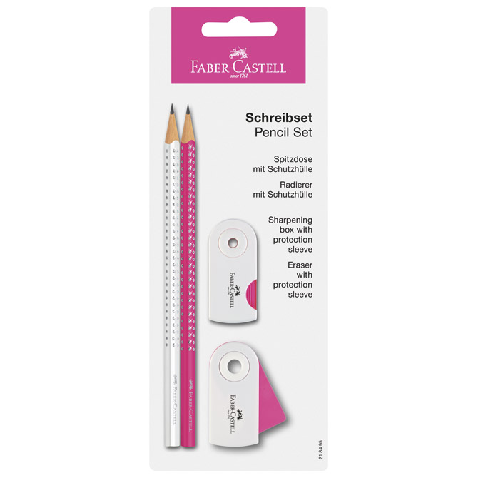 Set Sparkle Faber Castell 218495 bijelo/fluorescentno rozi blister!!