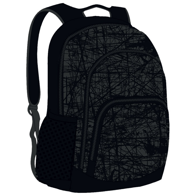 Ruksak školski Smart Look-05 Connect crni!!