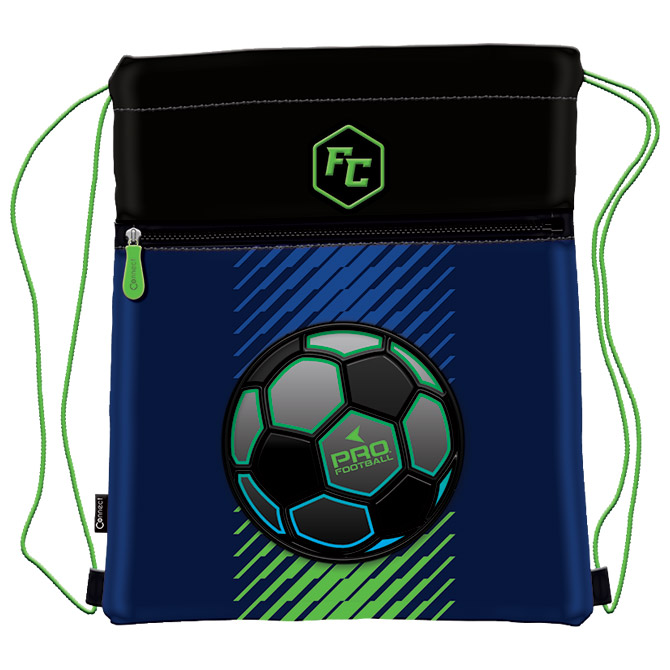 Vrećica za tjelesni Pro Football Connect crno-plavo-fluo zelena!!