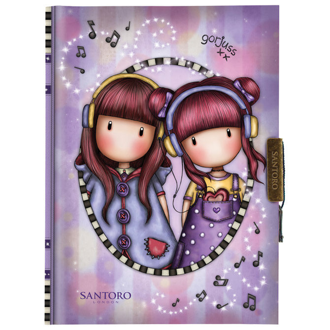 Teka tvrdi uvez s ključem The Duet Gorjuss 577GJ21