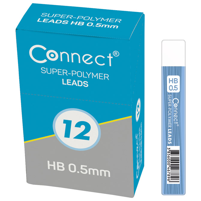 [000003479] Mine 0,5 mm HB super polymer 1tuba Connect