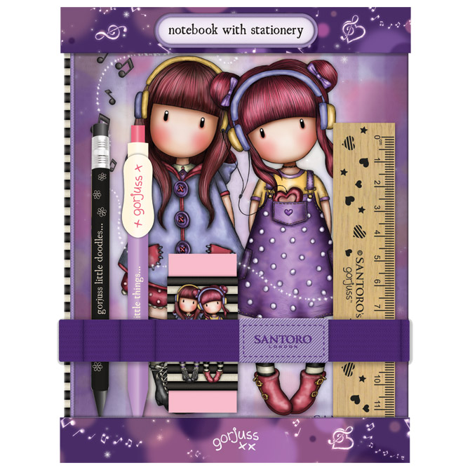 Set za pisanje s tekom tvrdi uvez The Duet Gorjuss 602GJ15