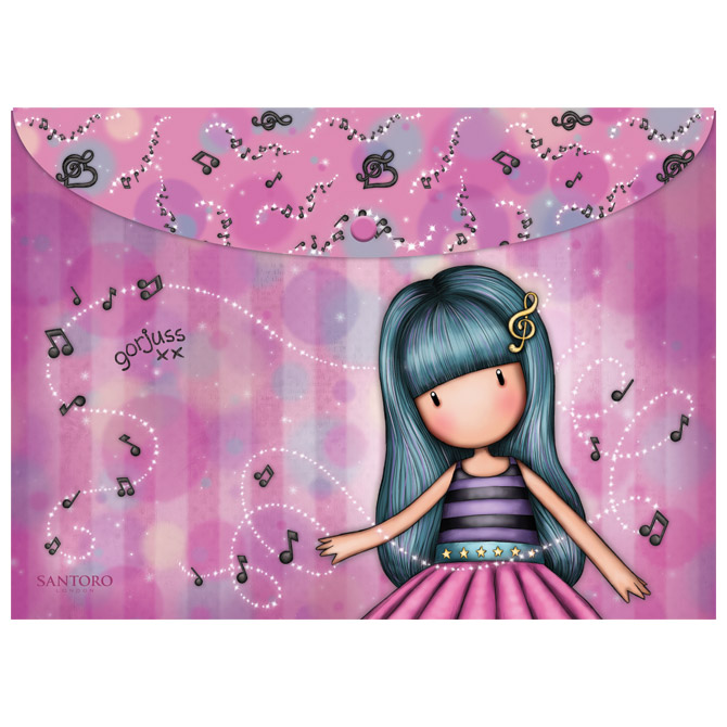 Kuverte s gumbom A4 pp pk2 Gorjuss 669GJS09