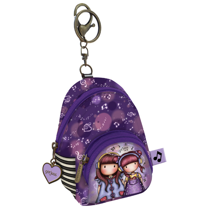 Privjesak za ključeve ruksak 2zipa The Duet Gorjuss 929GJ07 blister