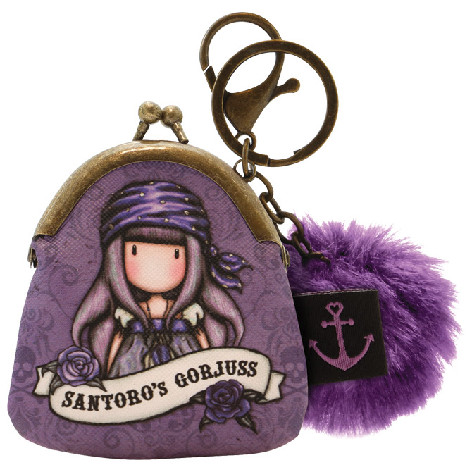 Privjesak za ključeve torbica+pom pom Pirates Sea Nixie Gorjuss 919GJ07 blister