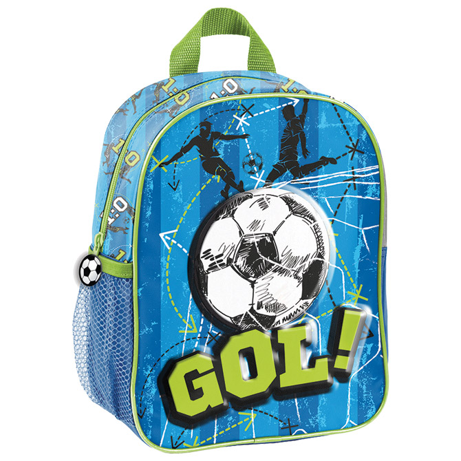 Ruksak vrtićki 3D Football Paso PP20FB-503 plavi
