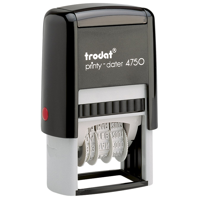 Printy-Datumar H-4 mm+tekst ploča 41x24 mm Trodat 4750