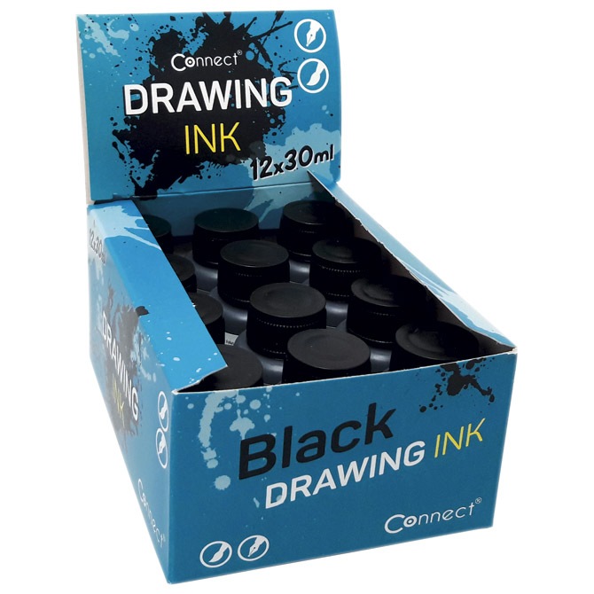 Tuš za crtanje 30 ml C-30D Connect crni