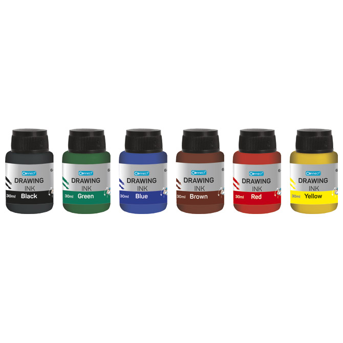 Tuš za crtanje 30 mlx6boja C-30/6 Connect