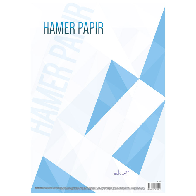 Papir Hamer B1 220g pk125 bijeli