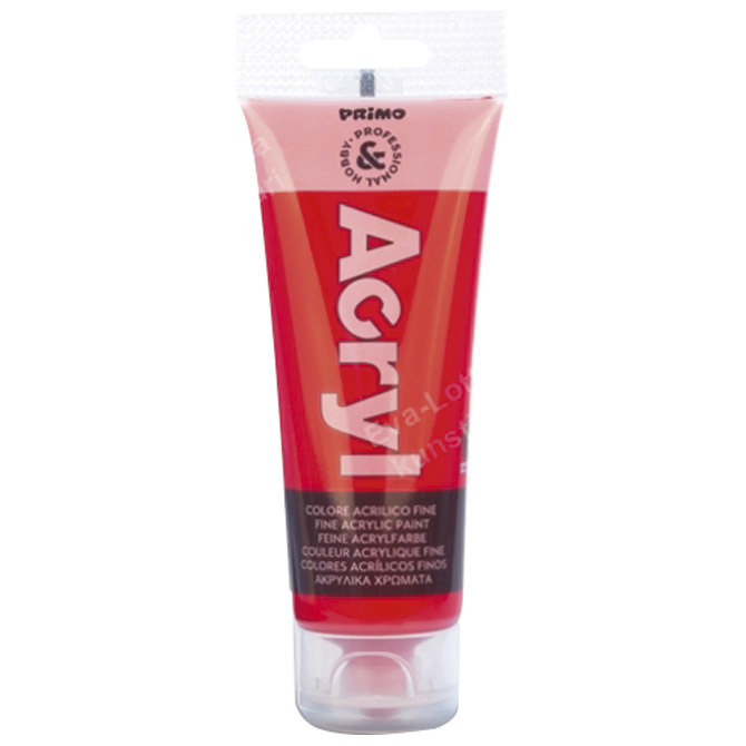 Boja akrilna  75 ml pvc tuba Primo H&P 420TA75300N crvena cinober
