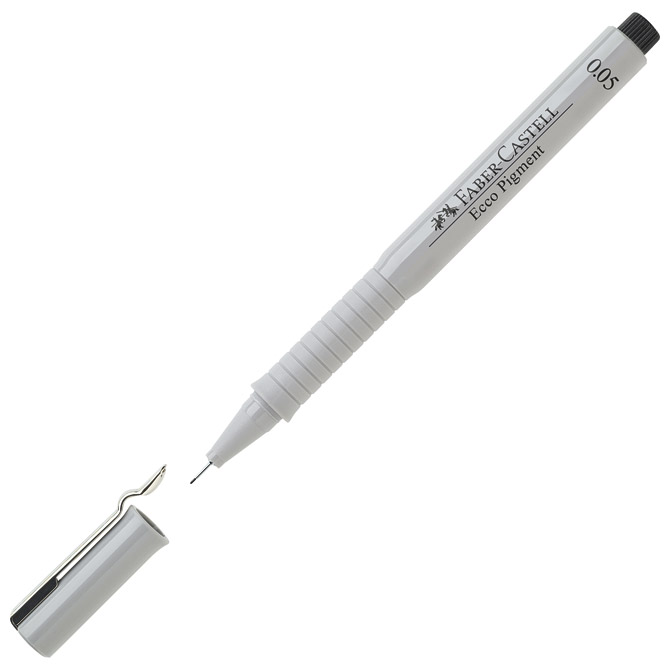 Flomaster za tehničko crtanje 0,05 mm Ecco Pigment Faber-Castell 166099 crni