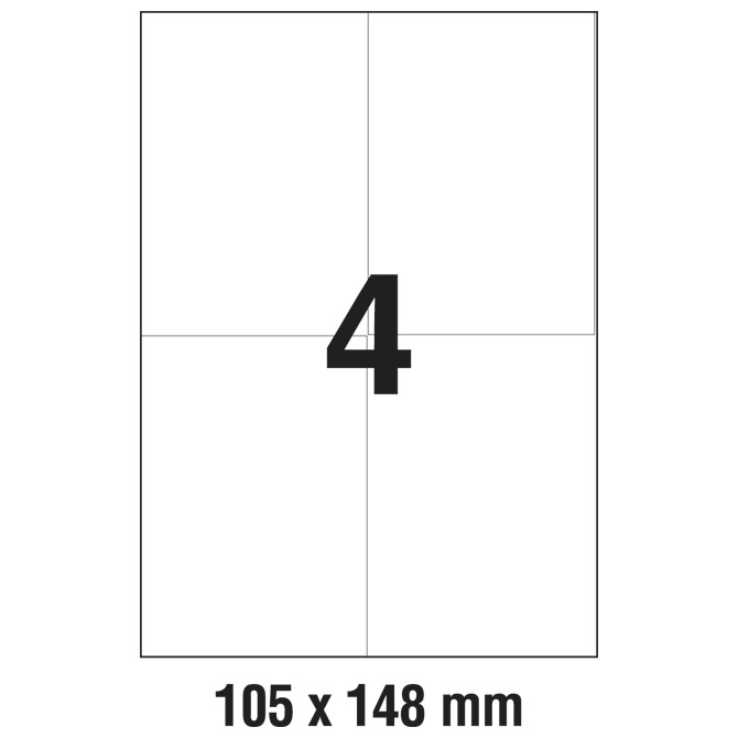 Etikete ILK 105x148 mm pk100L Zweckform 3483