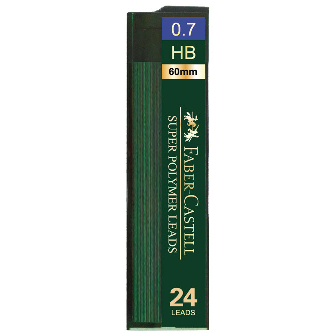 Mine 0,7mm HB super polymer 1tuba (24 mine) Faber Castell!!