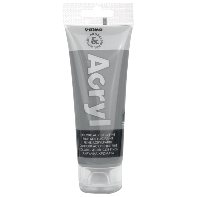 Boja akrilna  75ml pvc tuba Primo 420TA75910 srebrna