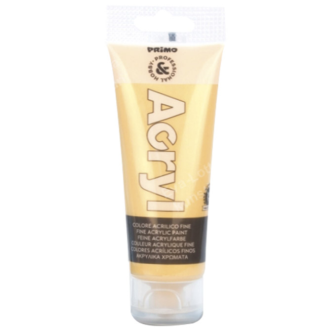 Boja akrilna  75ml pvc tuba Primo 420TA75920 zlatna