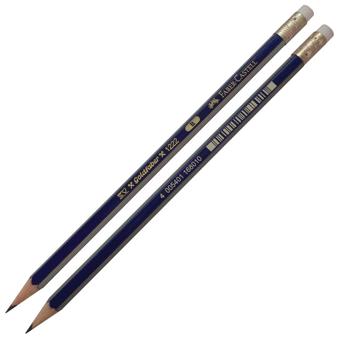 Olovka grafitna B s gumicom Goldfaber 1222 pk12 Faber Castell 116801