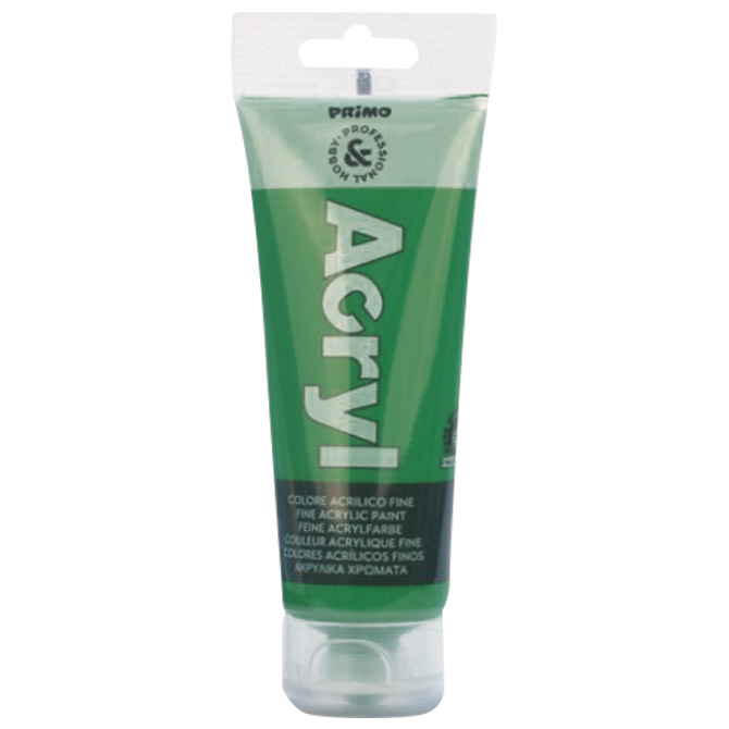Boja akrilna  75 ml pvc tuba Primo 420TA75641 smaragdno zelena
