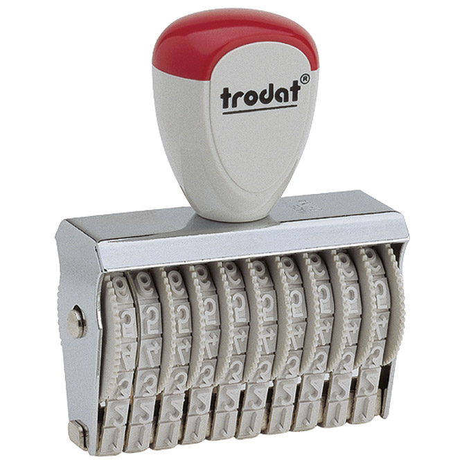 Numerator gumeni  6mjesta H-15 mm Trodat 15156